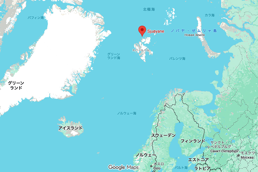 Google map Svalbard